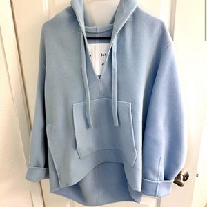 Proenza Schouler WL double faced hooded sweater